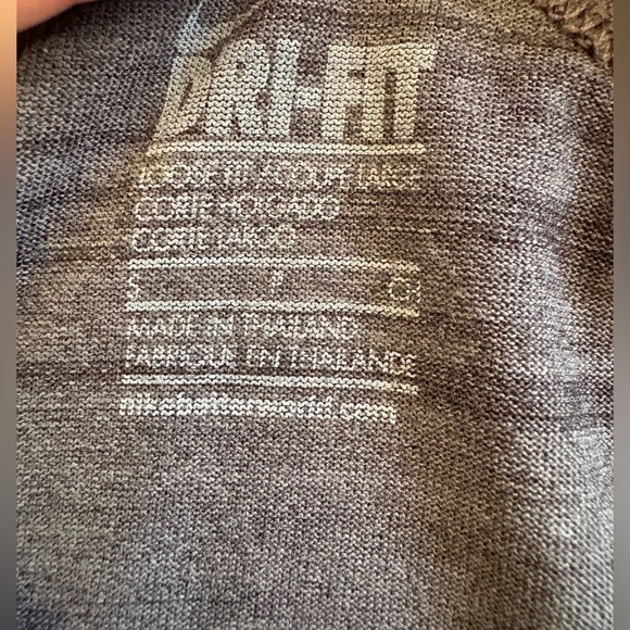 NIKE women’s dri fit gray and black size Small tank top workout preloved - Picture 6 of 7